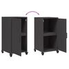 vidaXL Sideboard Black 36x39x72 cm Steel
