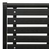 vidaXL Garden Chairs 2 pcs Steel and WPC Black