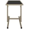 vidaXL 3 Piece Garden Dining Set Brown