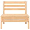 vidaXL Garden 2-Seater Sofa Solid Pinewood