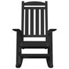 vidaXL Garden Rocking Chair Black 70 x 92 x 108cm Plastic