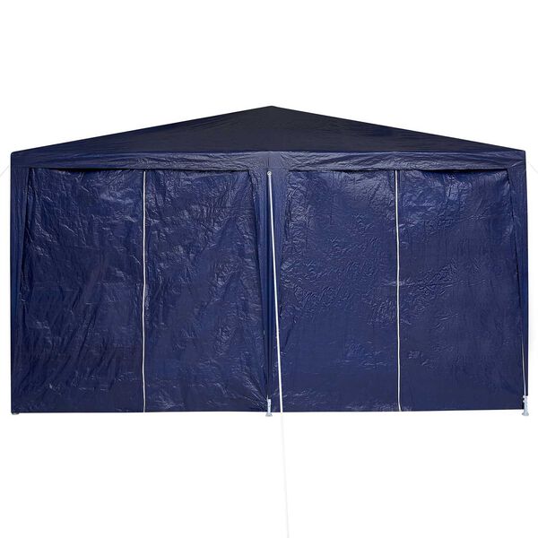 vidaXL Party Tent with 8 Sidewalls Blue 4x4 m PE