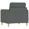 vidaXL Sofa Chair Dark Grey 60 cm Fabric