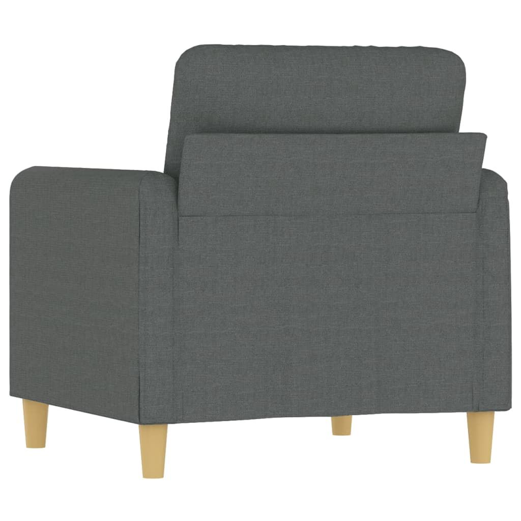 vidaXL Sofa Chair Dark Grey 60 cm Fabric