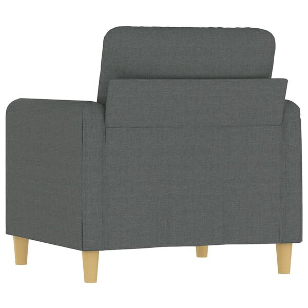 vidaXL Sofa Chair Dark Grey 60 cm Fabric
