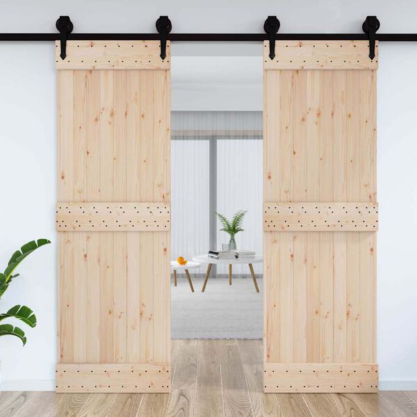 vidaXL Door NARVIK 70x210 cm Solid Wood Pine