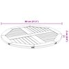vidaXL Table Top &Oslash;80x2.2 cm Round Solid Wood Acacia
