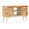 vidaXL Sideboard 100x35x60 cm Solid Mango Wood