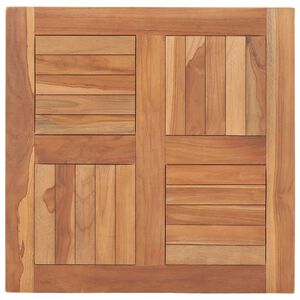vidaXL Table Top Solid Teak Wood 60x60x2.5 cm