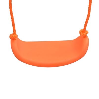 vidaXL 2-in-1 Single Swing and Toddler Swing Orange