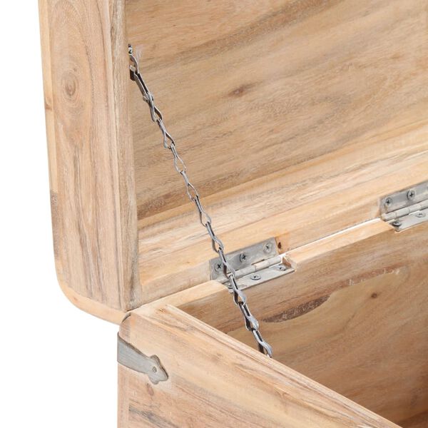 vidaXL Chest 40x40x40 cm Solid Acacia Wood