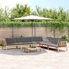 vidaXL 6 Piece Garden Pallet Sofa Set with Cushions Solid Wood Acacia