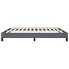 vidaXL Bed Frame without Mattress Dark Grey 193x203 cm King Velvet