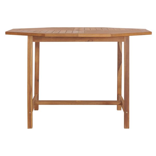 vidaXL Garden Dining Table 110x110x75 cm Solid Wood Teak