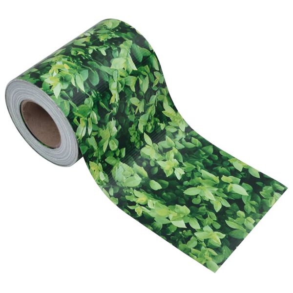 vidaXL Garden Privacy Screen PVC 35x0.19 m Green