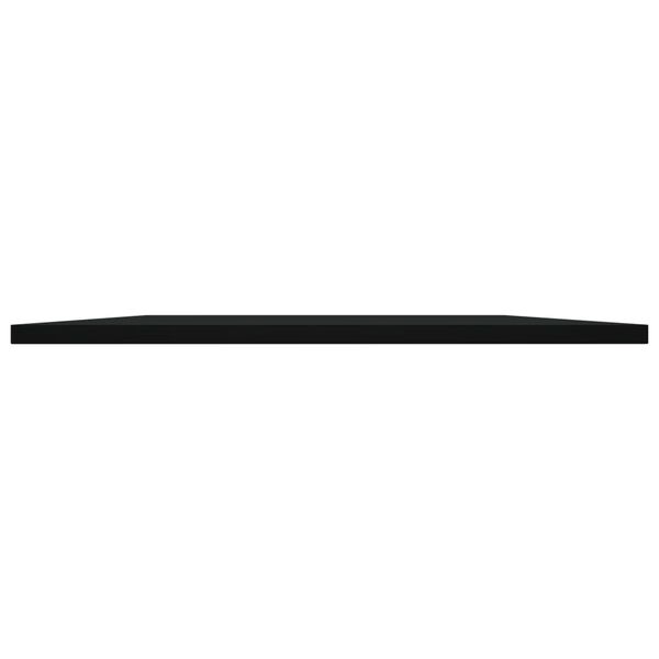 vidaXL Bookshelf Boards 4 pcs Black 100x50x1.5 cm Engineered Wood