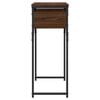 vidaXL Console Table with Shelf Brown Oak 75x30x75cm Engineered Wood