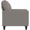 vidaXL Sofa Chair Light Grey 60 cm Fabric