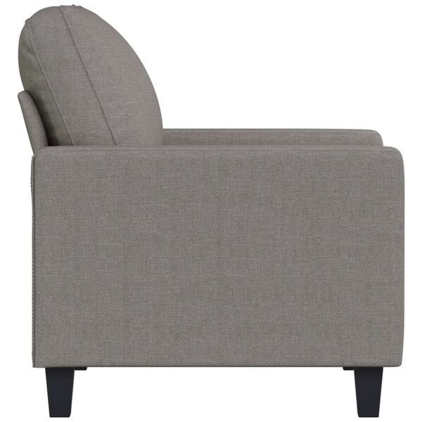 vidaXL Sofa Chair Light Grey 60 cm Fabric