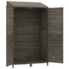 vidaXL Garden Shed Anthracite 102x52x174.5 cm Solid Wood Fir