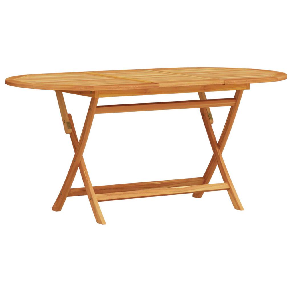 vidaXL Garden Dining Set Folding 5 pcs Brown Solid acacia wood