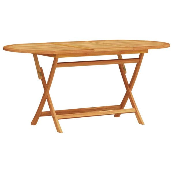vidaXL Garden Dining Set Folding 5 pcs Brown Solid acacia wood