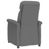vidaXL Massage Chair Dark grey 70.5 x 96.5 x 95 cm Polyester