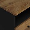 vidaXL Bedside Cabinet Solid Wood Mango&Engineered Wood