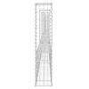 vidaXL U-shape Gabion Basket with 6 Posts Iron 620x20x100 cm