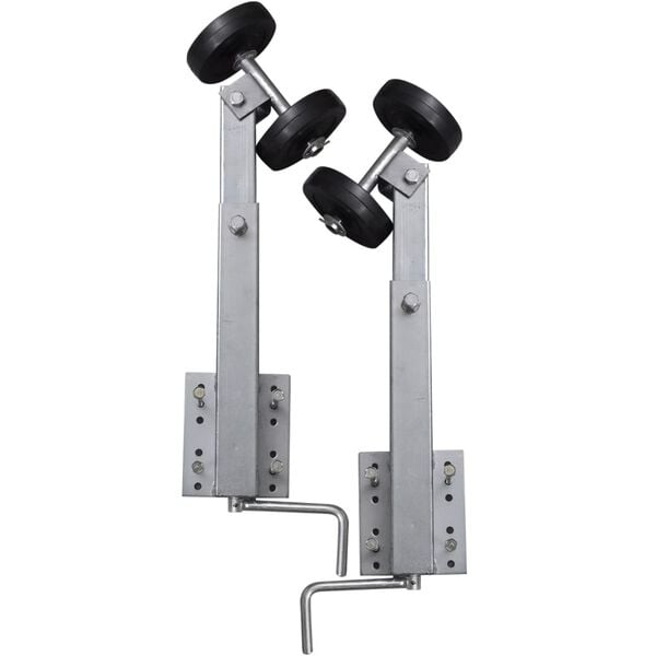 Boat Trailer Double Roller Bow Support Set of 2 59 - 84 cm