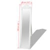 vidaXL Free-Standing Mirror Baroque Style 160x40 cm White