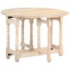 vidaXL Dining Table Round 110x76 cm Solid Mango Wood
