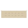 vidaXL Garden Bench Cushion Beige 180x50x3 cm Oxford Fabric