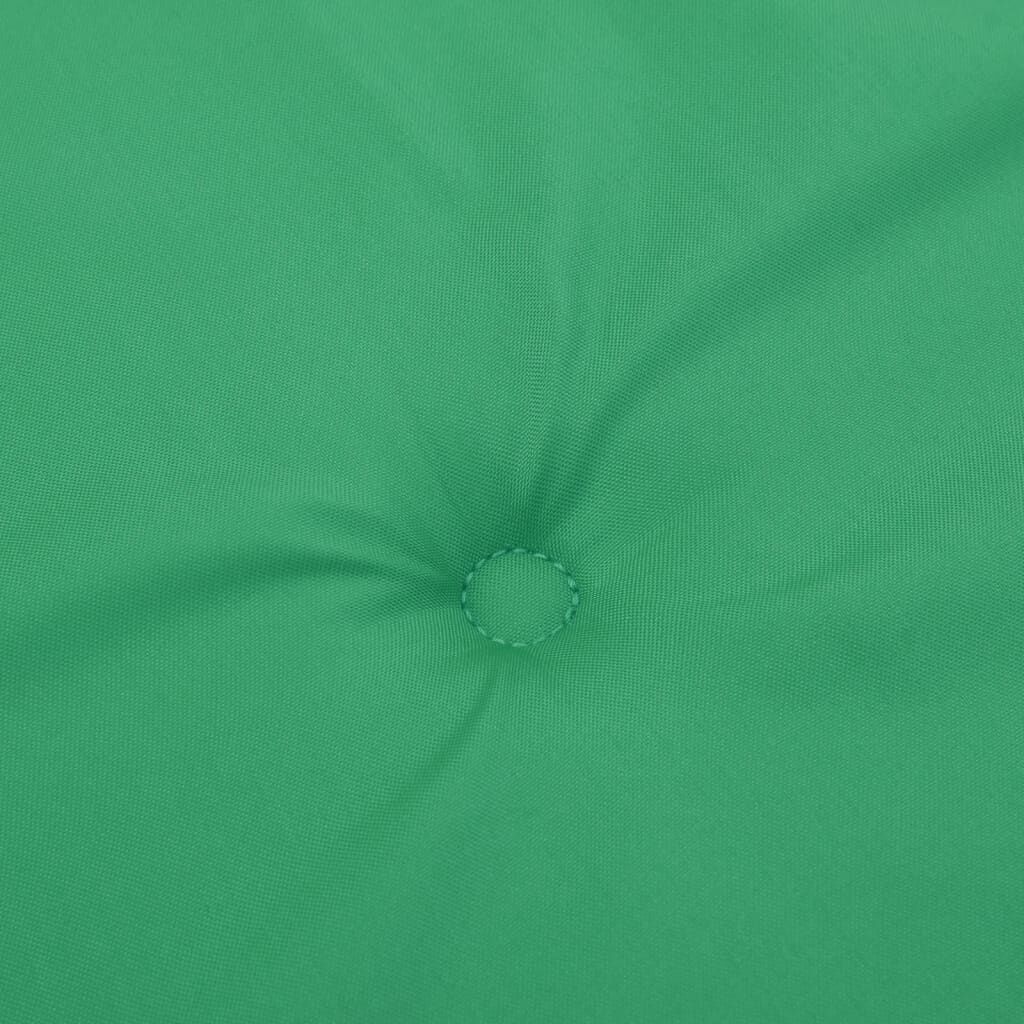 vidaXL Garden Chair Cushions 2 pcs Green 50x50x3 cm Oxford Fabric