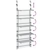 vidaXL 5-Tier Hanging Laundry Drying Rack Aluminium