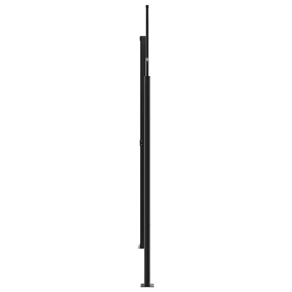 vidaXL Retractable Side Awning Anthracite 200x600 cm