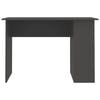 vidaXL Desk Grey 110x60x73 cm Engineered Wood