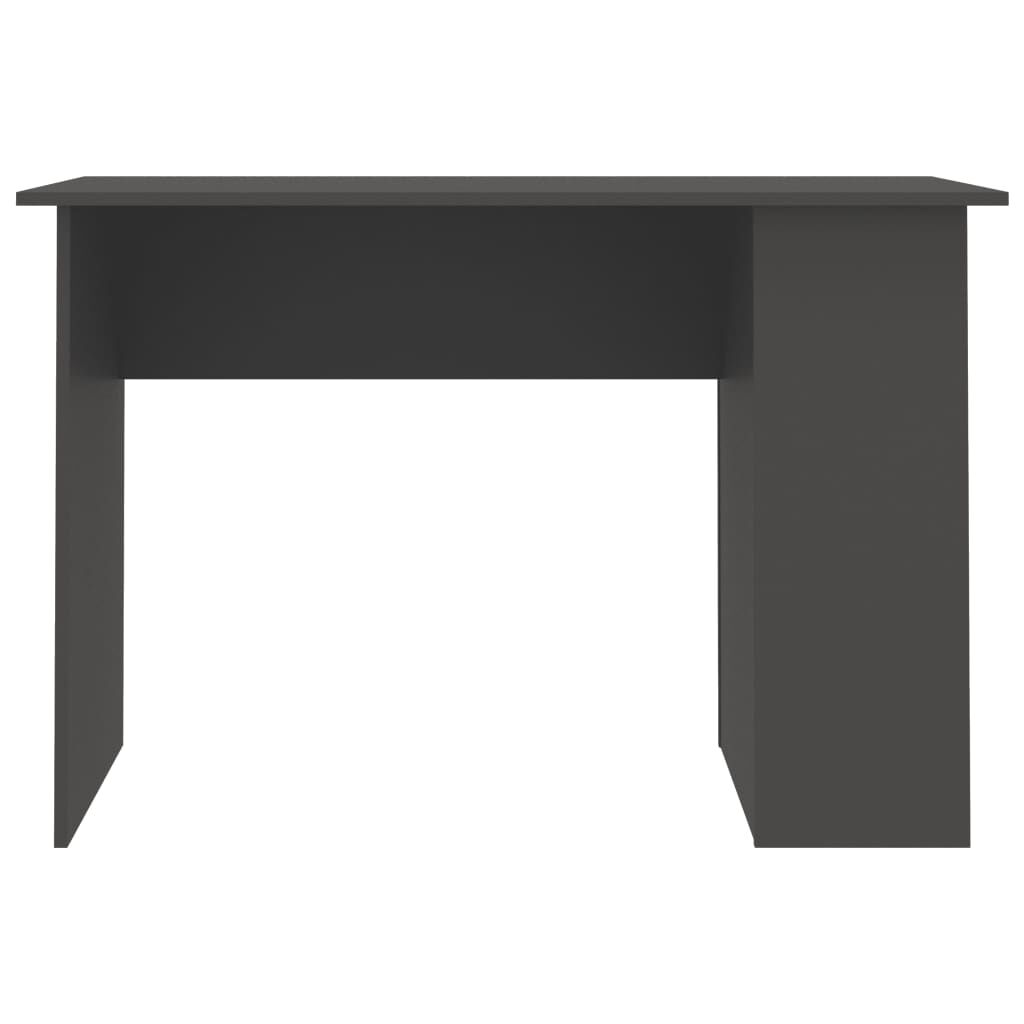 vidaXL Desk Grey 110x60x73 cm Engineered Wood