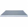 vidaXL Folding Awning Manual Operated 500 cm Blue/White