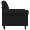 vidaXL Sofa Chair Black 60 cm Velvet