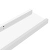 vidaXL Wall Shelves 2 pcs High Gloss White 60x9x3 cm