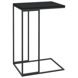 vidaXL Side Table Black 40x30x59 cm Engineered Wood