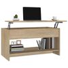 vidaXL Coffee Table Sonoma Oak 102x50x52,5 cm Engineered Wood