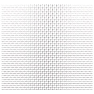 vidaXL Crimped Garden Wire Fence Stainless Steel 100x85 cm 11x11x2 mm