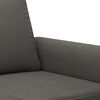 vidaXL 2-Seater Sofa Dark Grey 120 cm Velvet