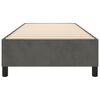vidaXL Box Spring Bed Frame Dark Grey Twin XL Velvet (US Only)