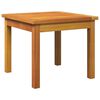 vidaXL Side Table Brown Solid Acacia wood