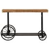 vidaXL Console Table Solid Mango Wood 115x36x76 cm