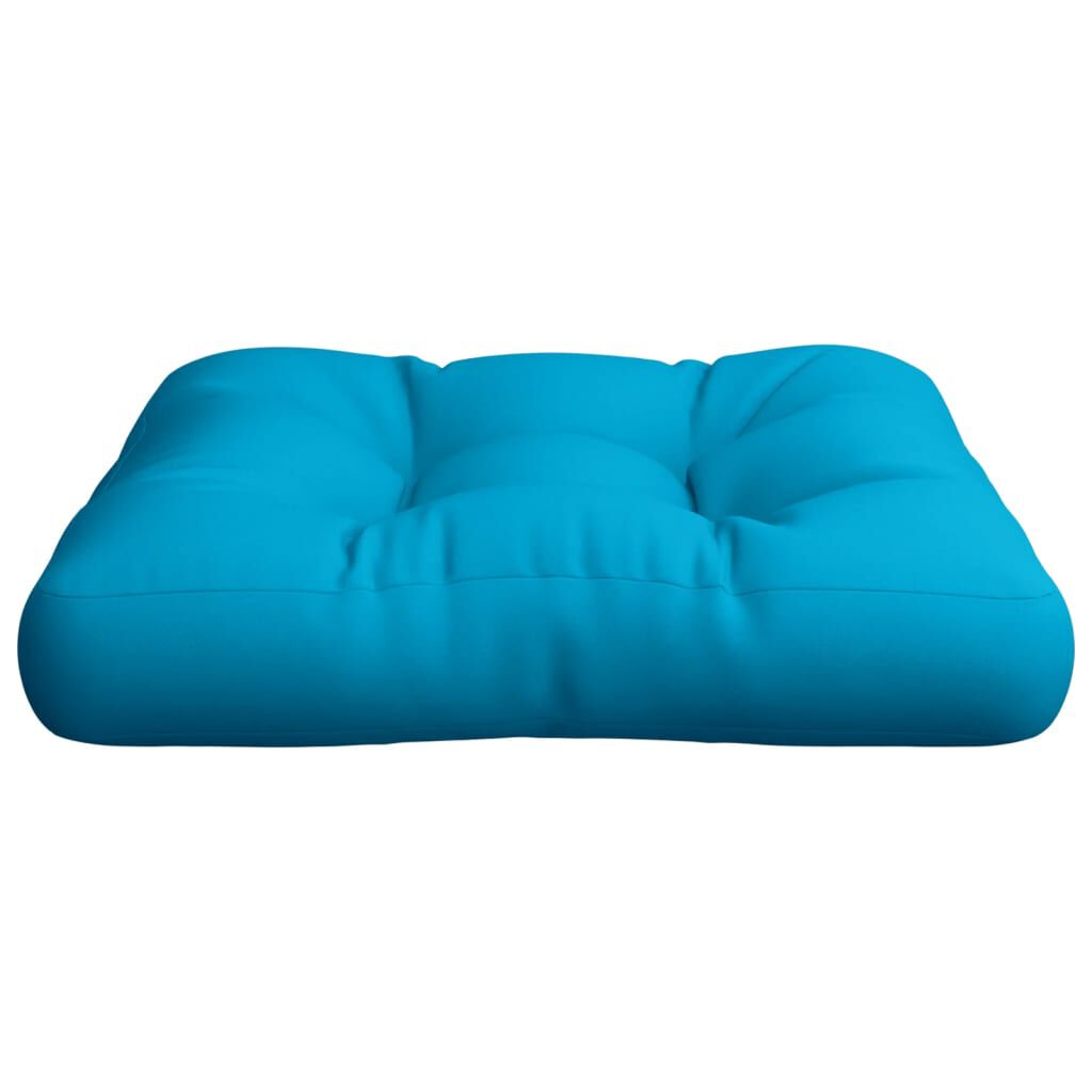 vidaXL Pallet Cushion Blue 60x60x12 cm Fabric