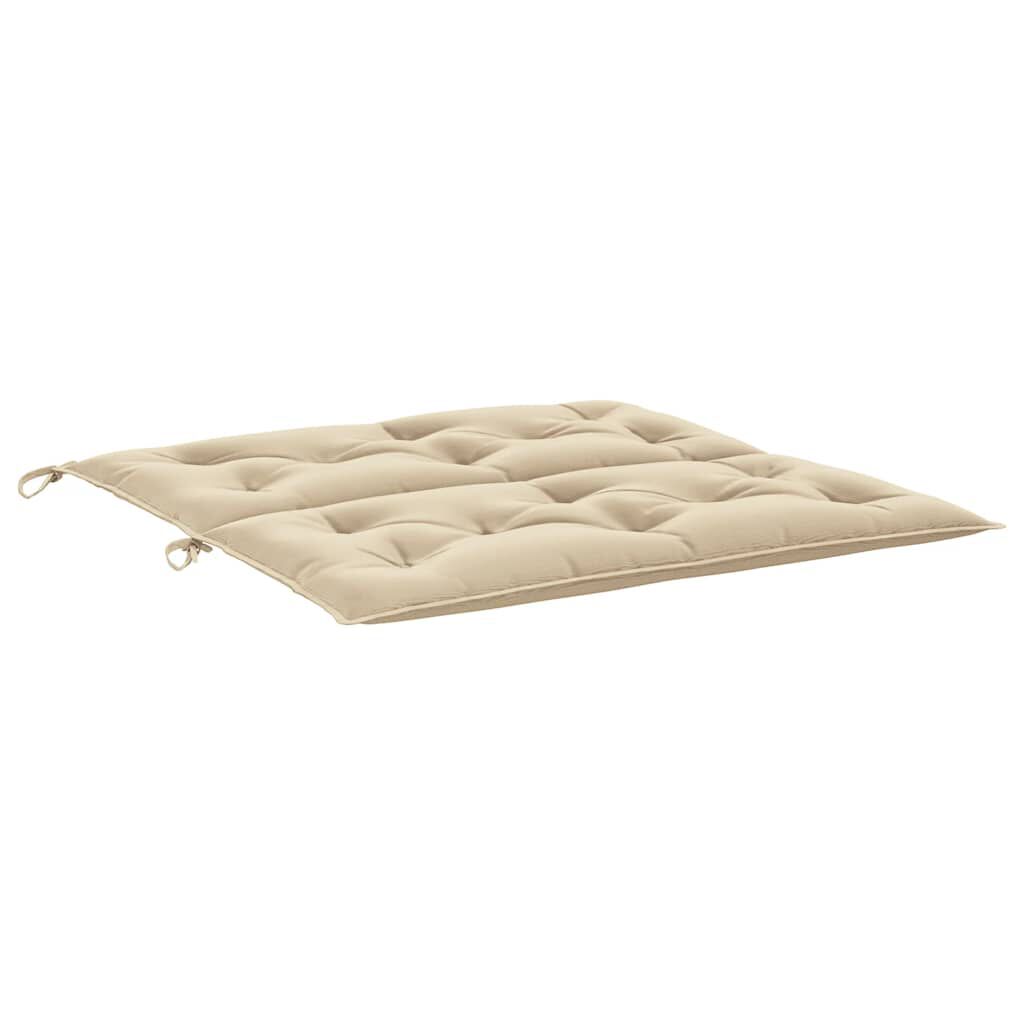 vidaXL Garden Bench Cushion Beige 100x(50+50)x7cm Oxford Fabric